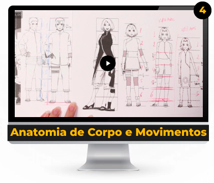 anatomia de Corpo curso de desenho metodo fanart 3.0