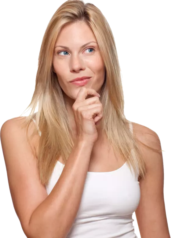 Thinking Woman PNG Free Download