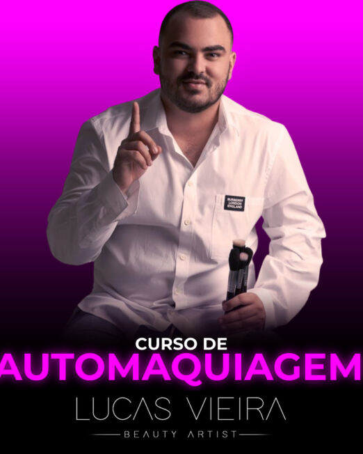 Curso de Automaquiagem Online com Lucas Vieira