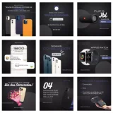 Pack Canva Eletrônicos +120 Templates Prontos e Editáveis para Story e Feed do Instagram