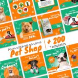 Pack Canva Pet Shop Capa