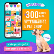 Pack Canva Pet Shop para Instagram Editável com Canva