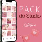 Pack Canva Estética + 200 Artes Editáveis +6 BÔNUS