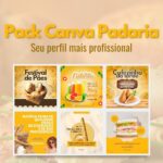 Pack Canva Padaria +150 Artes