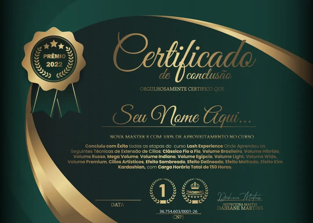 Curso de Cilios (Lash Designer) Certificado