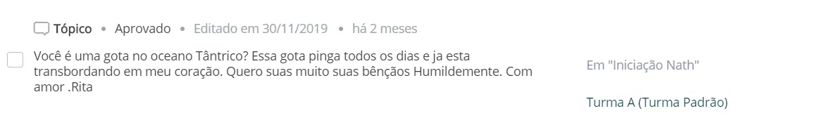 Curso de Massagem Tântrica depoimento2