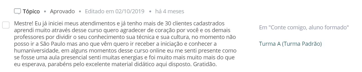 Curso de Massagem Tântrica depoimento4