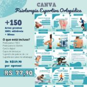 Pack Canva Fisioterapia Esportiva e Ortopédica Capa